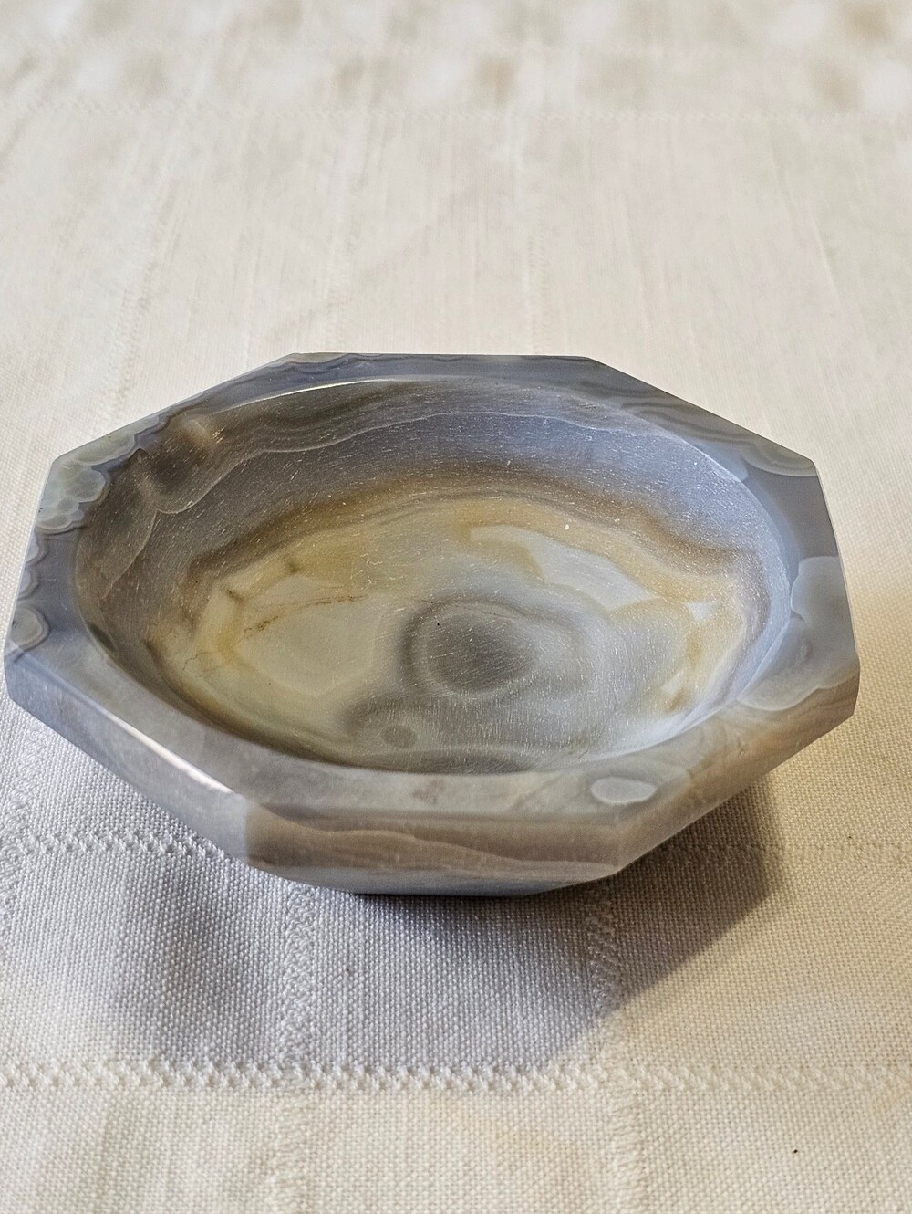 Botswana Agate Octagonal Bowl